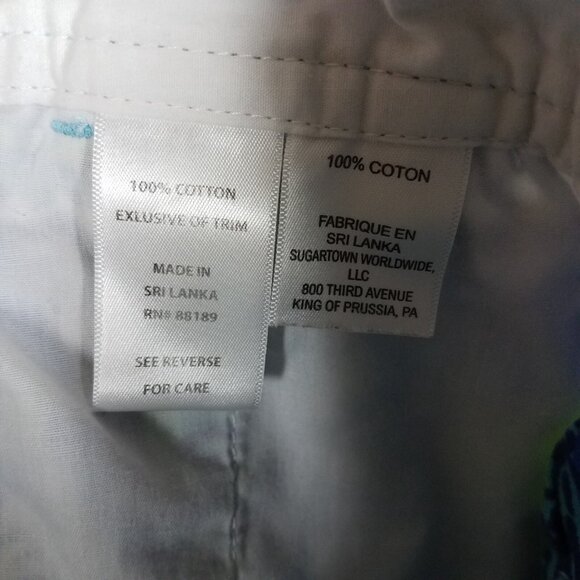 Lilly Pulitzer Callahan Short Women's 00 Chino Mini Floral Paisley Beach Purple - Picture 13 of 13